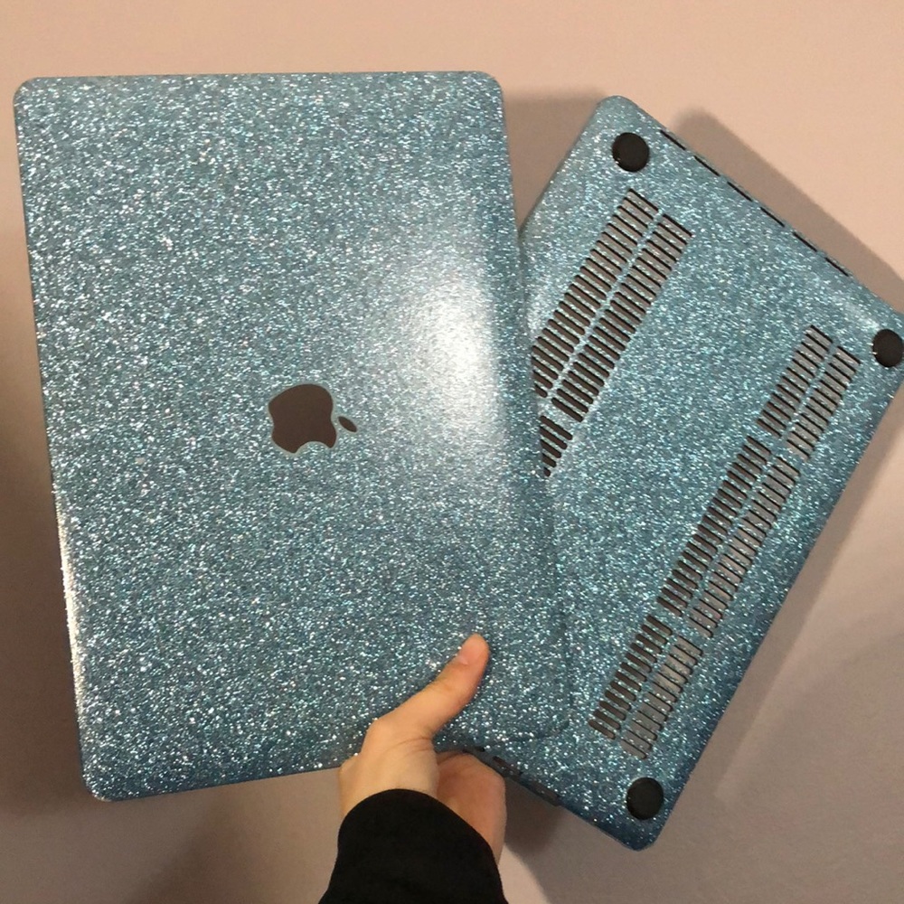 MACBOOK PRO 13-INCH HARDCASE BLUE GLITTER